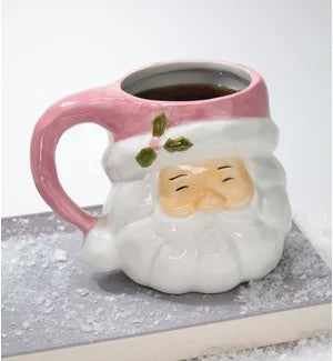 Pink Santa Mug