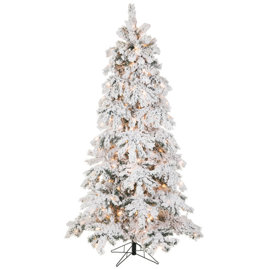 7'6" Flocked High Sierra Tree