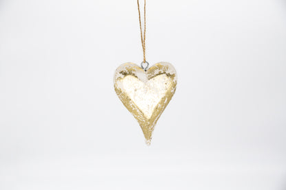Hanging Wooden Heart Ornament