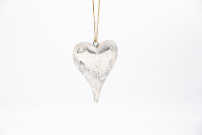 Hanging Wooden Heart Ornament