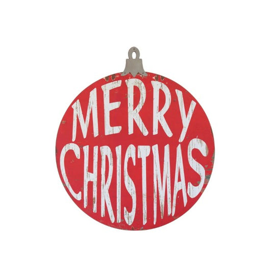 Merry Christmas Metal Wall Decor