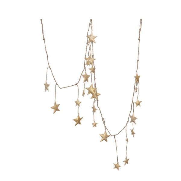 Jute and Felt Star Garland