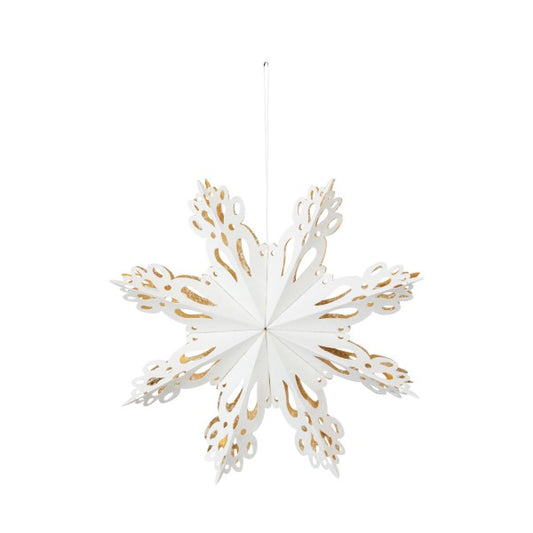 9" Paper Snowflake Ornament